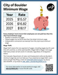 Boulder City Minimum Wage Poster
