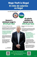 Denver City Minimum Wage Poster