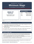 Edgewater City Minimum Wage Poster