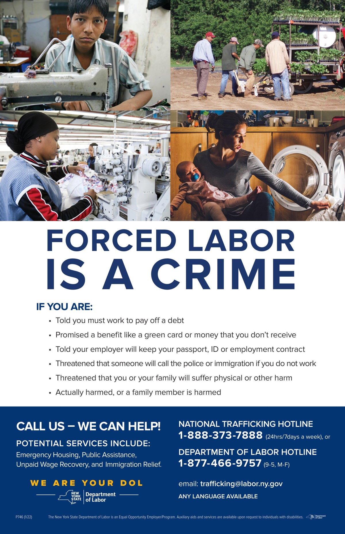 New York Human Trafficking Poster