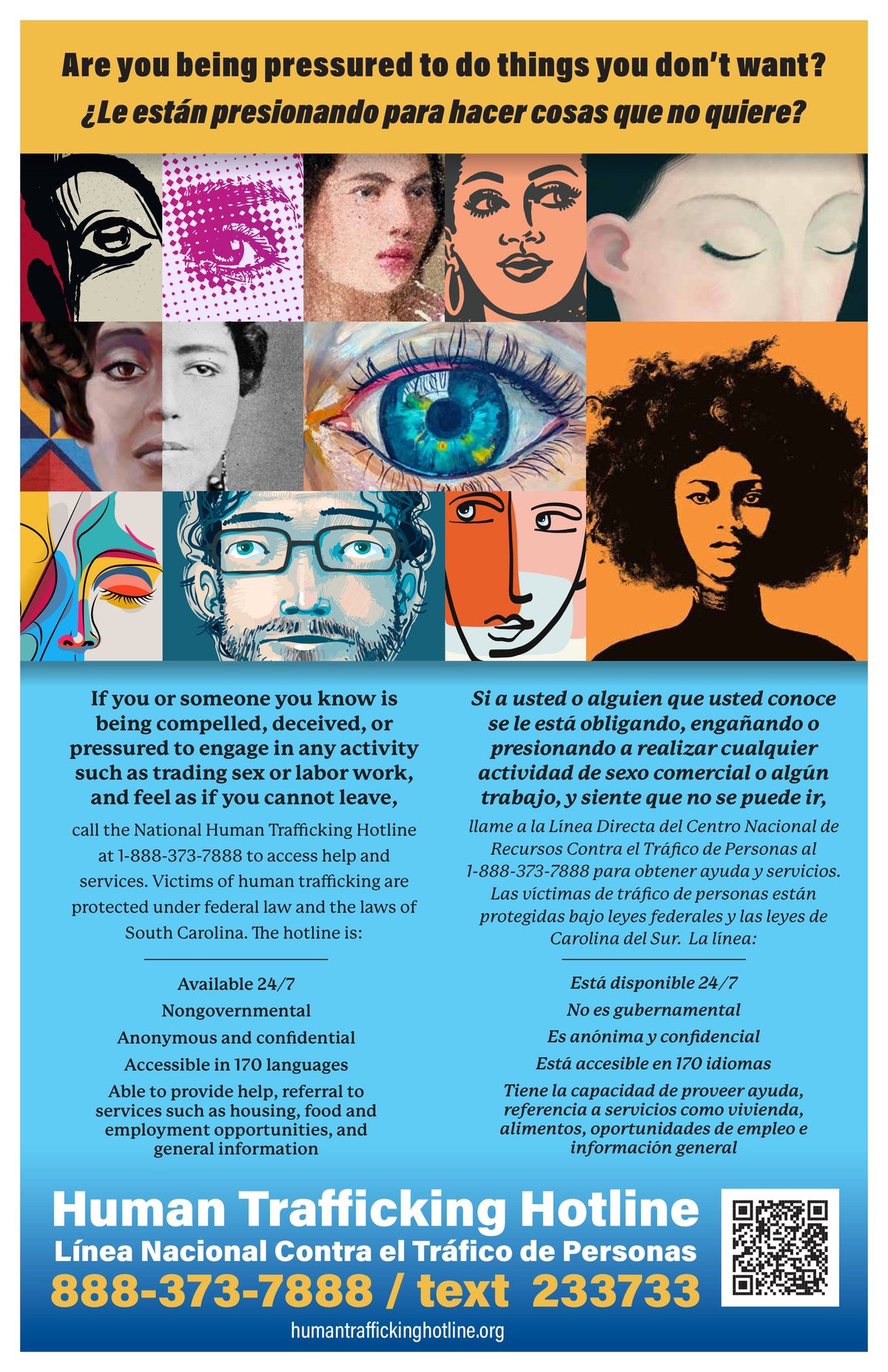 South Carolina Human Trafficking Poster