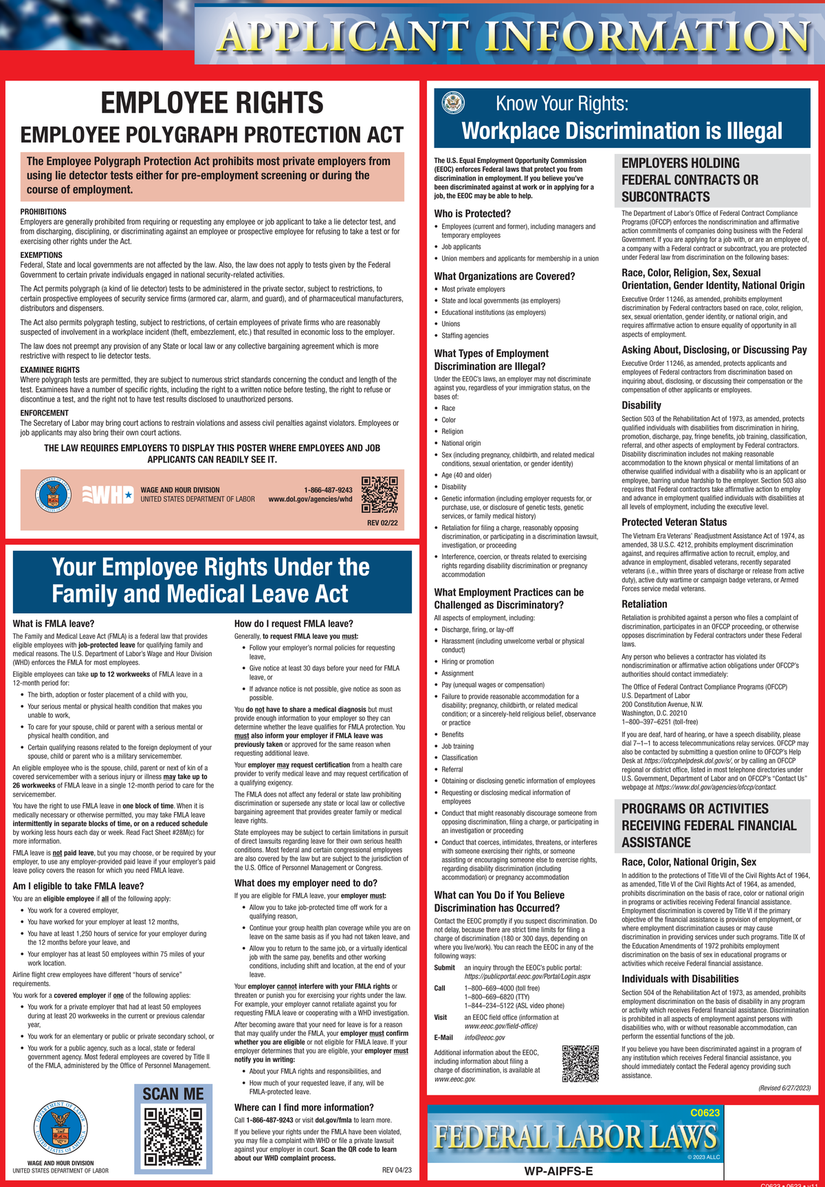 Federal Employee Rights Poster