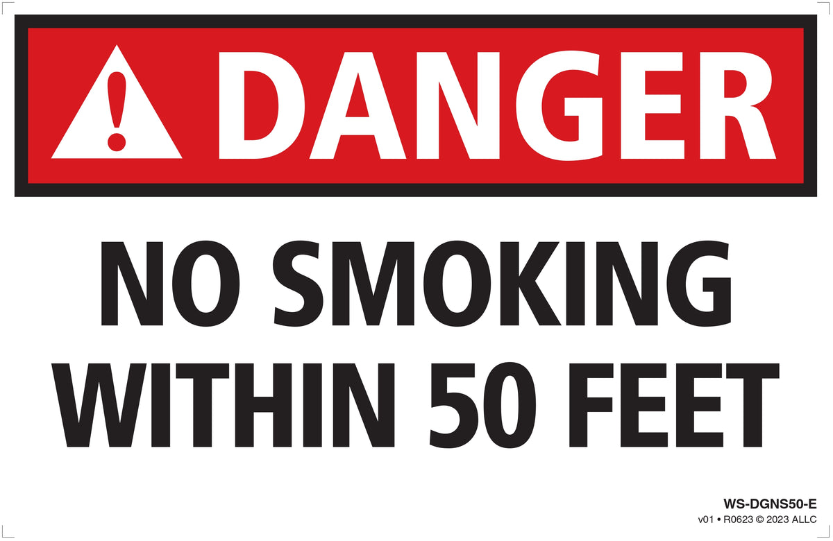 No Smoking Within 50 Feet Poster image 0