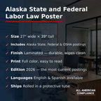 Alaska labor law poster specifications.
