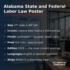 Alabama labor law poster specifications.