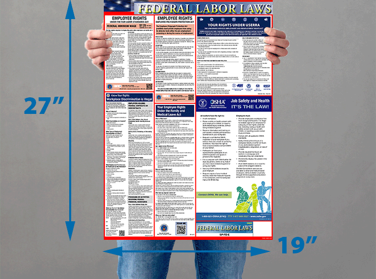 2026 Illinois Labor Law Poster - State-Only Compliance Poster image 1
