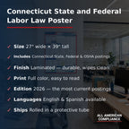 Connecticut labor law poster specifications.