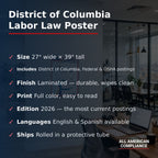 District of Columbia labor law poster specifications.