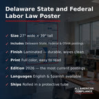 Delaware labor law poster specifications.