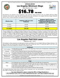Los Angeles City Minimum Wage Poster image 0