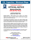 Cupertino City Minimum Wage Poster image 0