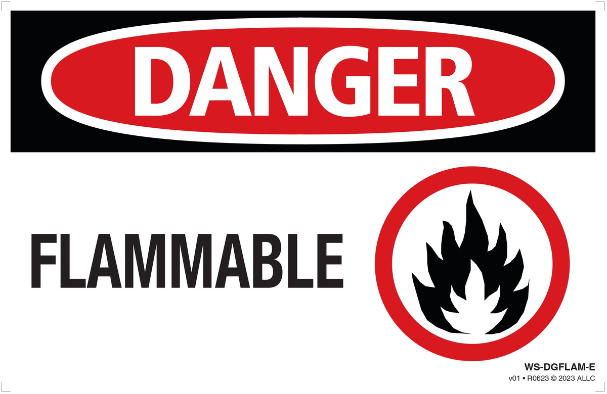 Flammable Warning Poster image 0