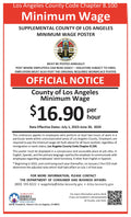 Los Angeles County Minimum Wage Poster image 0