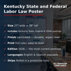 Kentucky labor law poster specifications.
