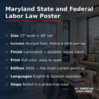Maryland labor law poster specifications.